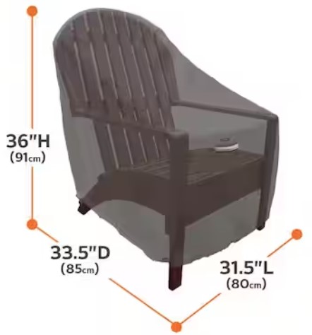 Ravenna adirondack patio chair cover best sale